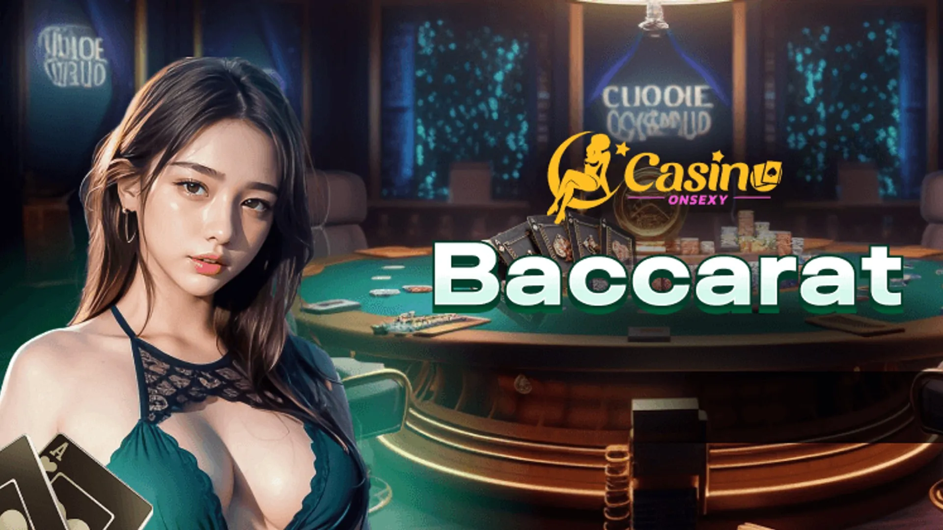 Bàn poker với chip và quân bài
