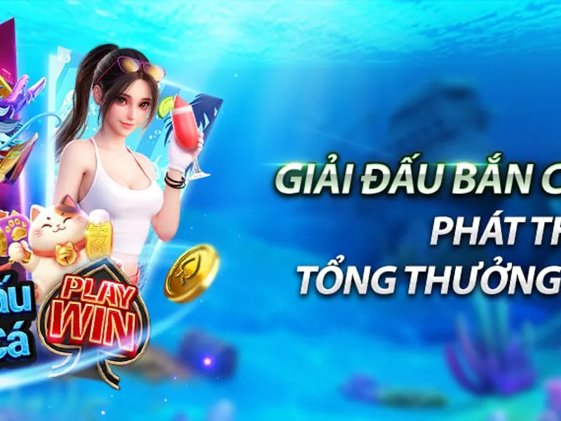 Hình ảnh boss rồng vàng và nàng tiên cá trong game bắn cá 39bet